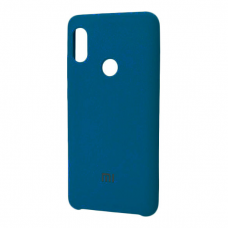 Бампер синий для Xiaomi Mi A2/Mi 6X Silicone cover